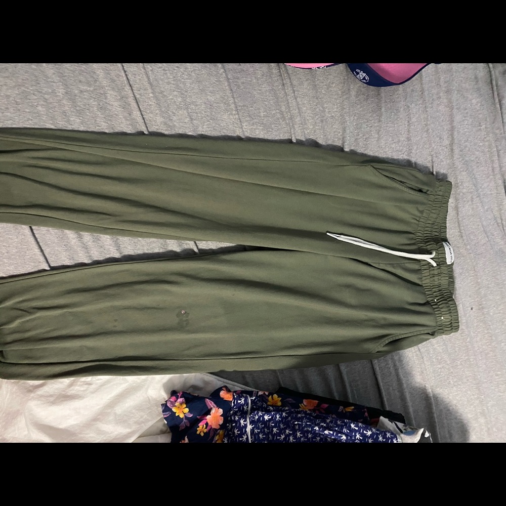 green joggers